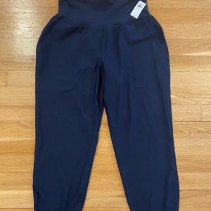 NWT: High waisted joggers, navy
